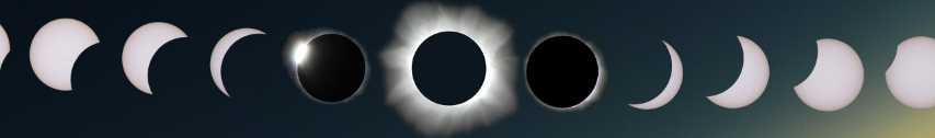 Total Solar Eclipse progression